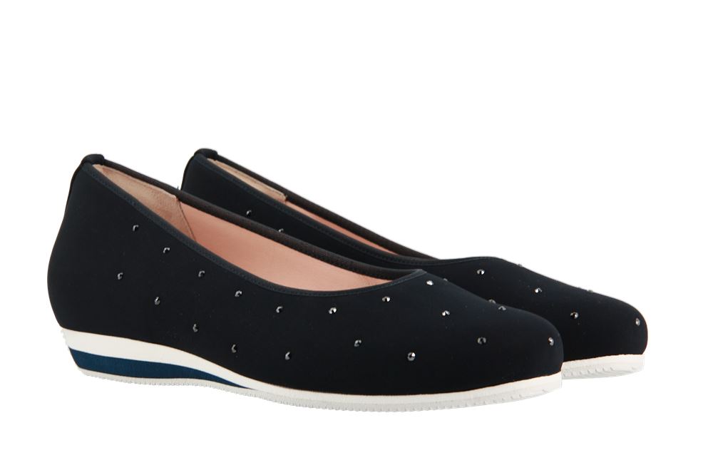 Hassia Slipper SANREMO H-WEITE STRETCH OCEAN SWAROVSKI (37½)