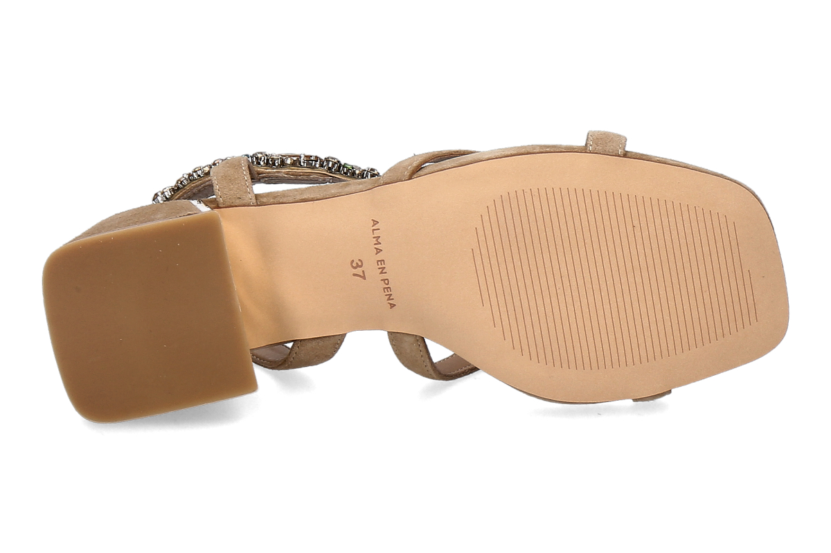 Alma en pena Sandalette SUEDE SNAKE- sand_281400140_1