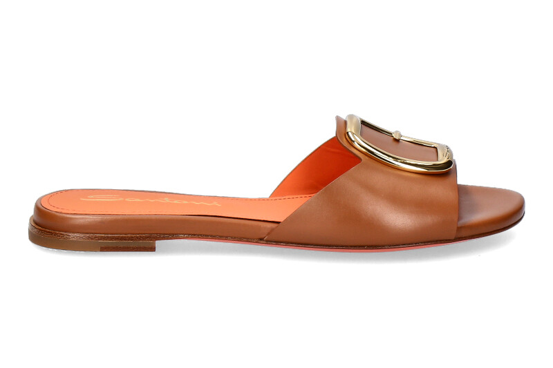 Santoni Pantolette CALF COGNAC 