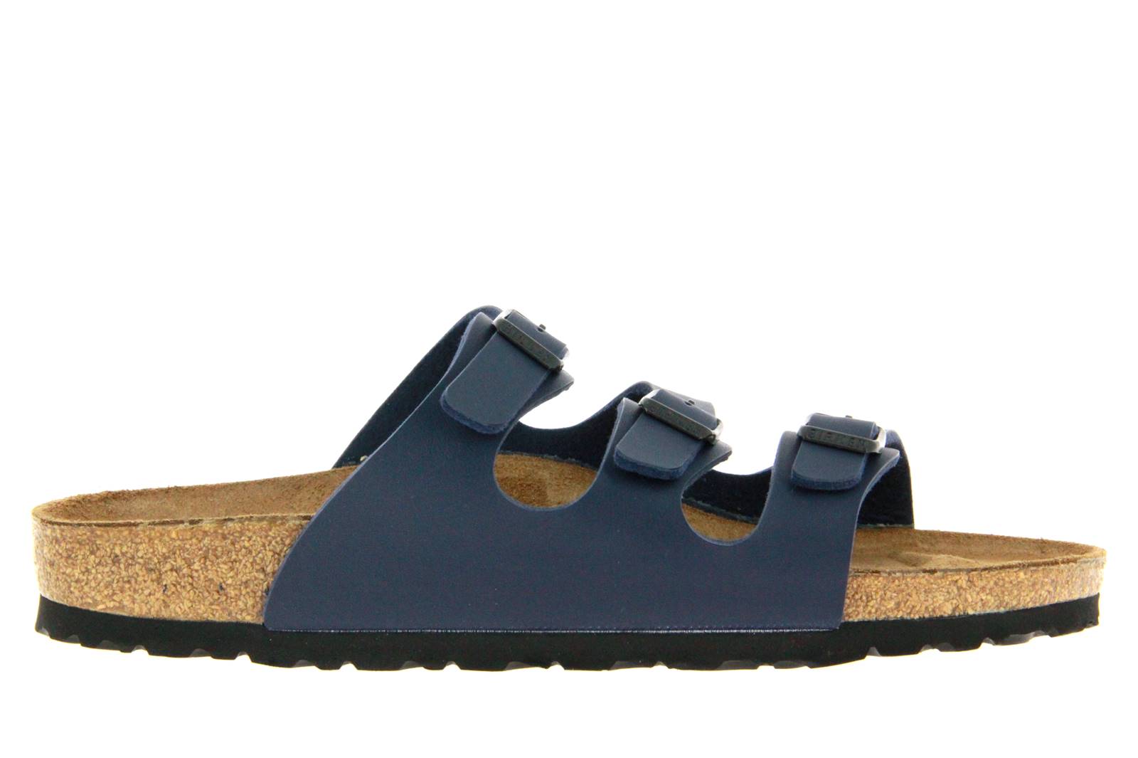 Birkenstock Pantolette FLORIDA SCHMAL BIRKO-FLOR BLAU (39)