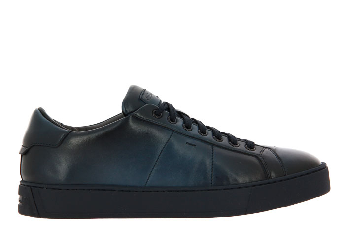 Santoni Sneaker NAPPA BLU (44)