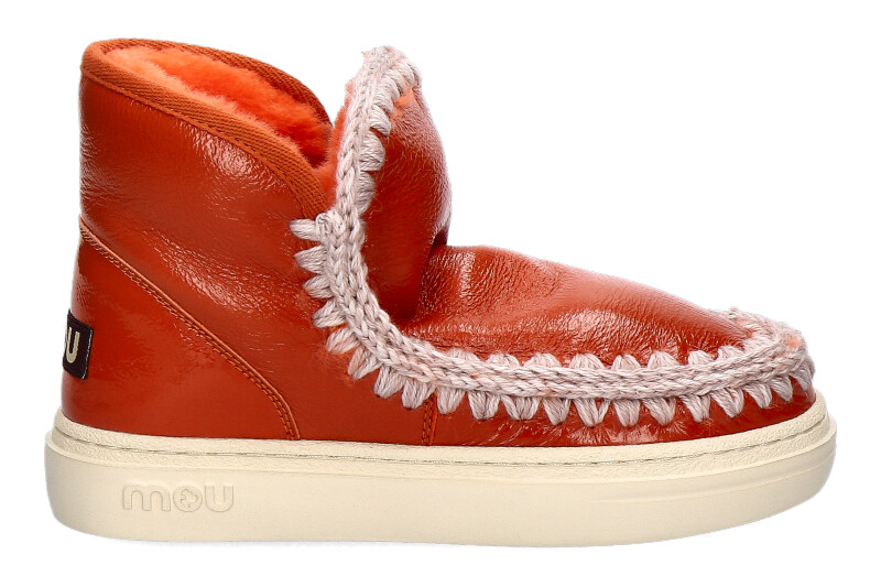 MOU Boots Sneaker ESKIMO PATENT ORANGE