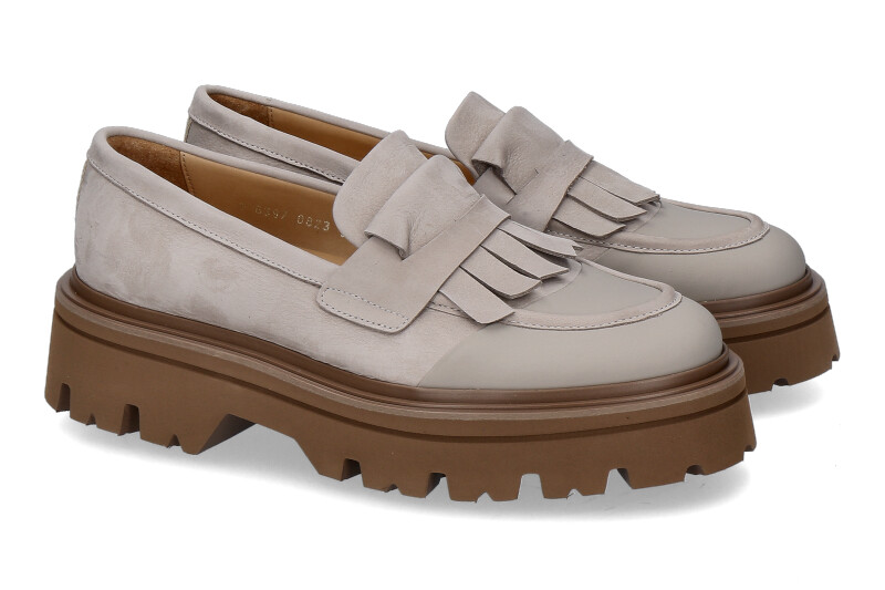 Camerlengo Loafer GUM TORTORA -morbidone tortora 