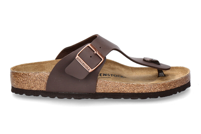 Birkenstock Pantolette RAMSES NORMAL DARK BROWN BIRKO FLOR (46)