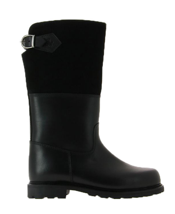 Ludwig Reiter Stiefel gefüttert MARONIBRATERIN VELOUR SCHWARZ (40½) Ludwig Reiter Stiefel gefüttert MARONIBRATERIN VELOUR SCHWARZ (40½)
