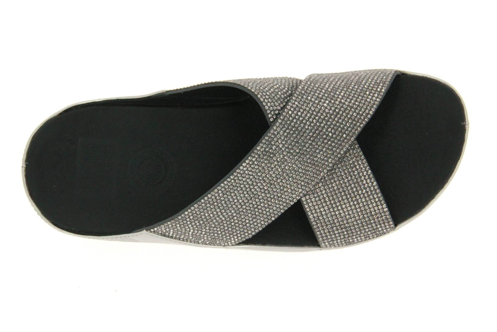 Fitflop Pantolette PEWTER CRYSTAL SLIDE  (39)