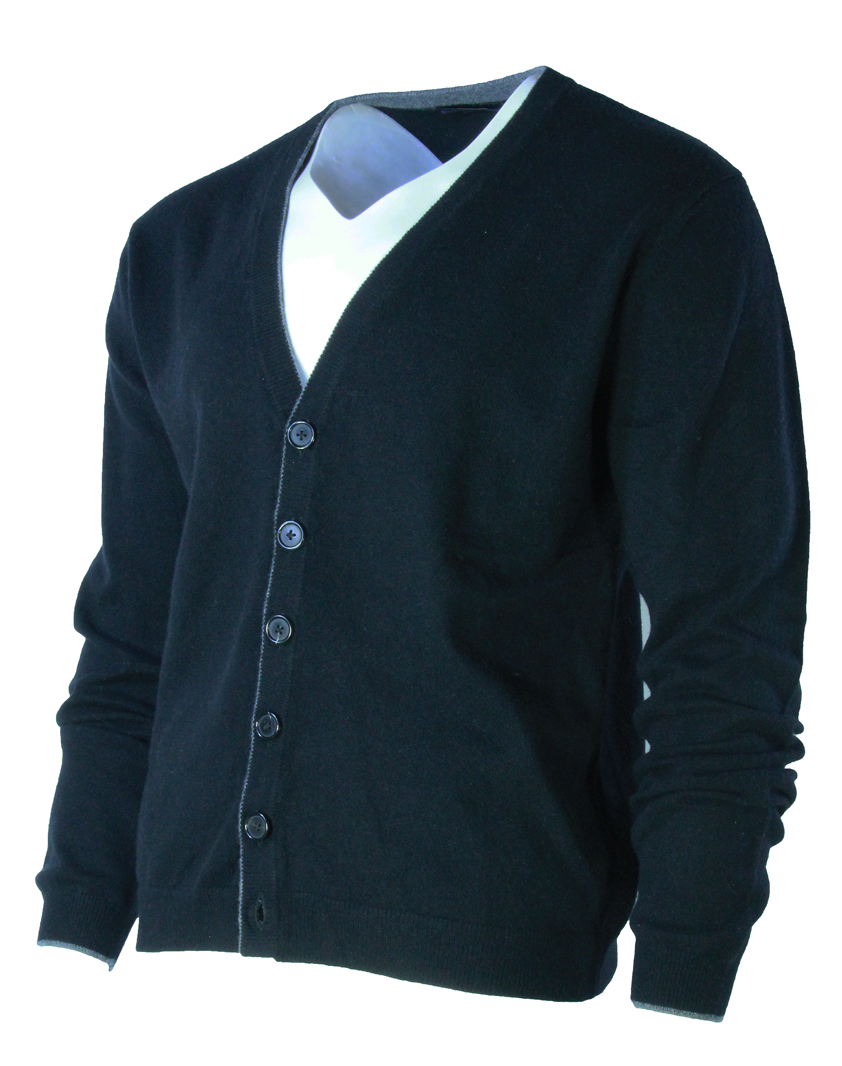 Buxton Street Cardigan CASHMERE BLACK (46)