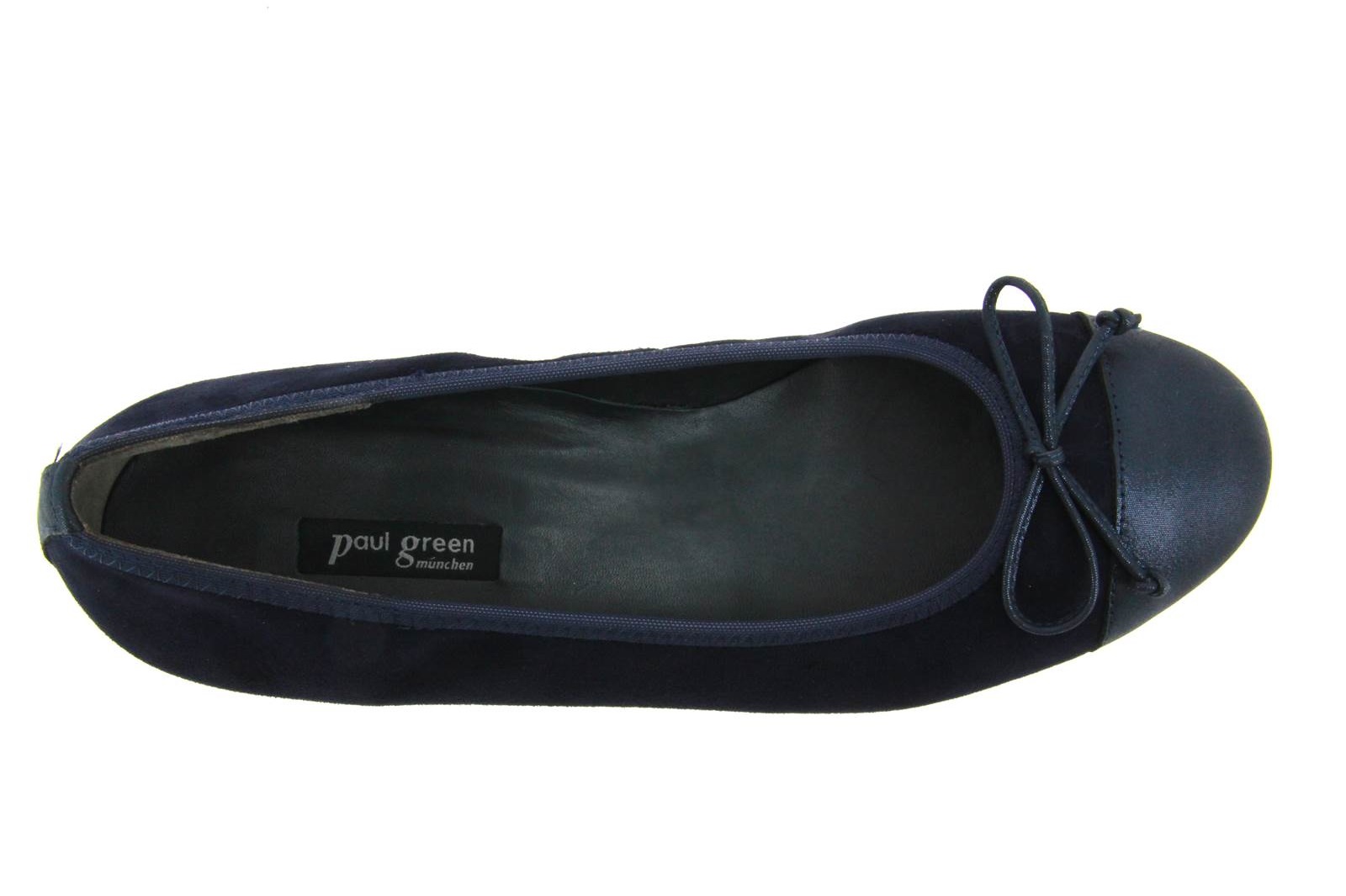 Paul Green Ballerina VELOUR METALLIC BLAU (38)