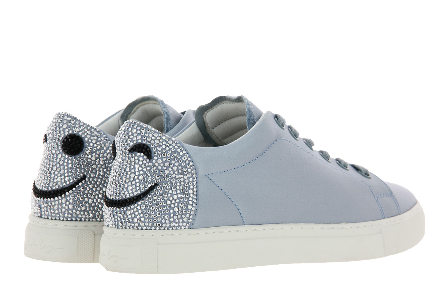 Lola Cruz Sneaker SMILEY CELESTE SILVER (37 )