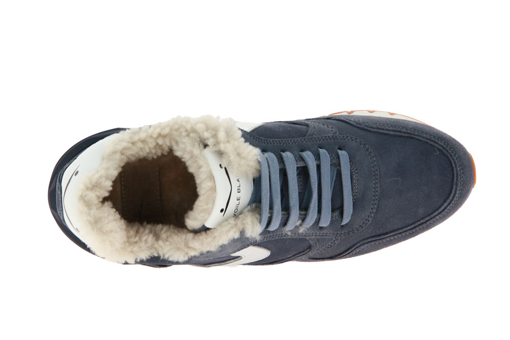 Voile Blanche Sneaker gefüttert JULIA POWER FUR VELOUR LAMINA CELESTE  (38)