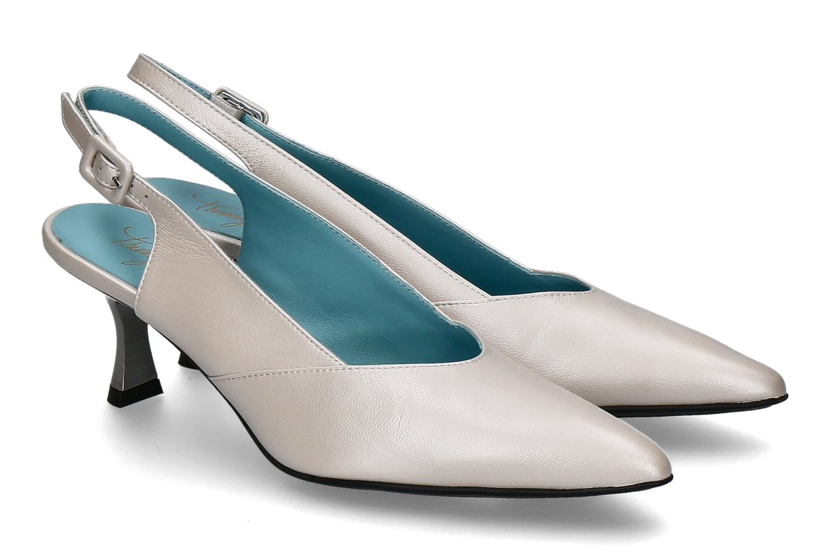 Thierry Rabotin Slingpumps REIMS NAPPA TAFETTAS- light ivory/ beige