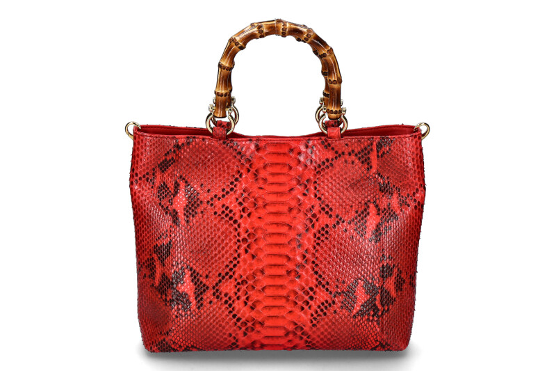 Biagini Henkeltasche PITONE ROSSO 9024- rot