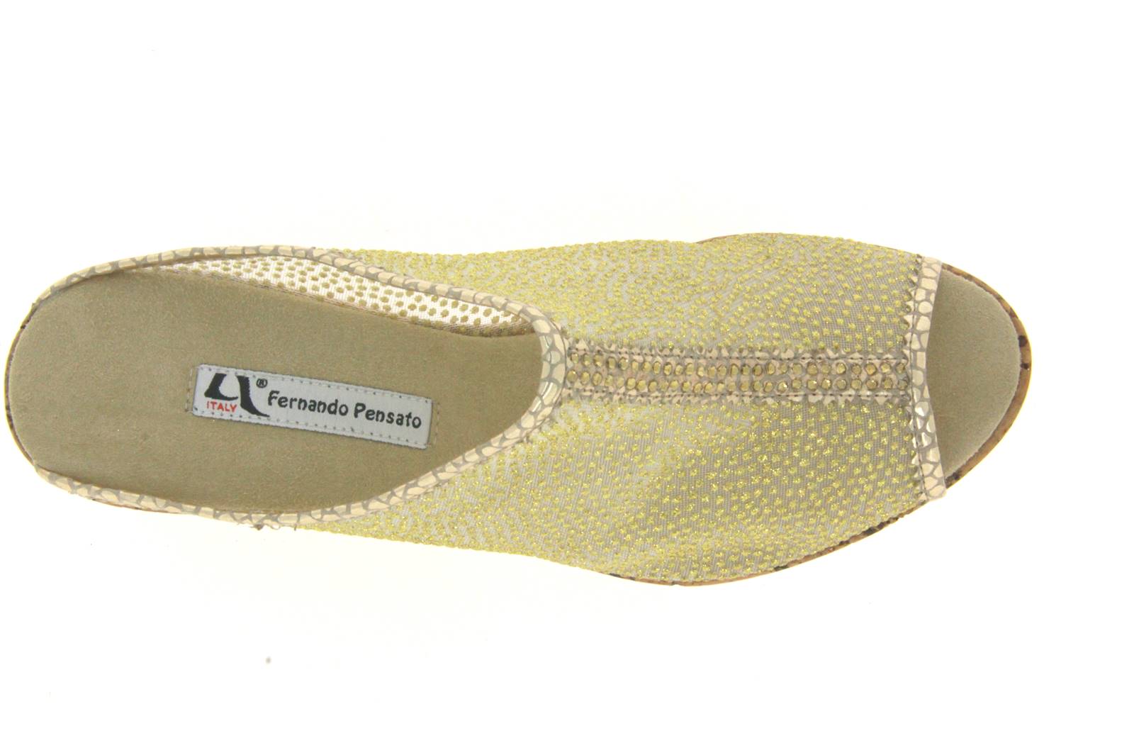 Fernando Pensato Pantolette MICHIGAN FIRM ORO (39½) Fernando Pensato Pantolette MICHIGAN FIRM ORO (39½)