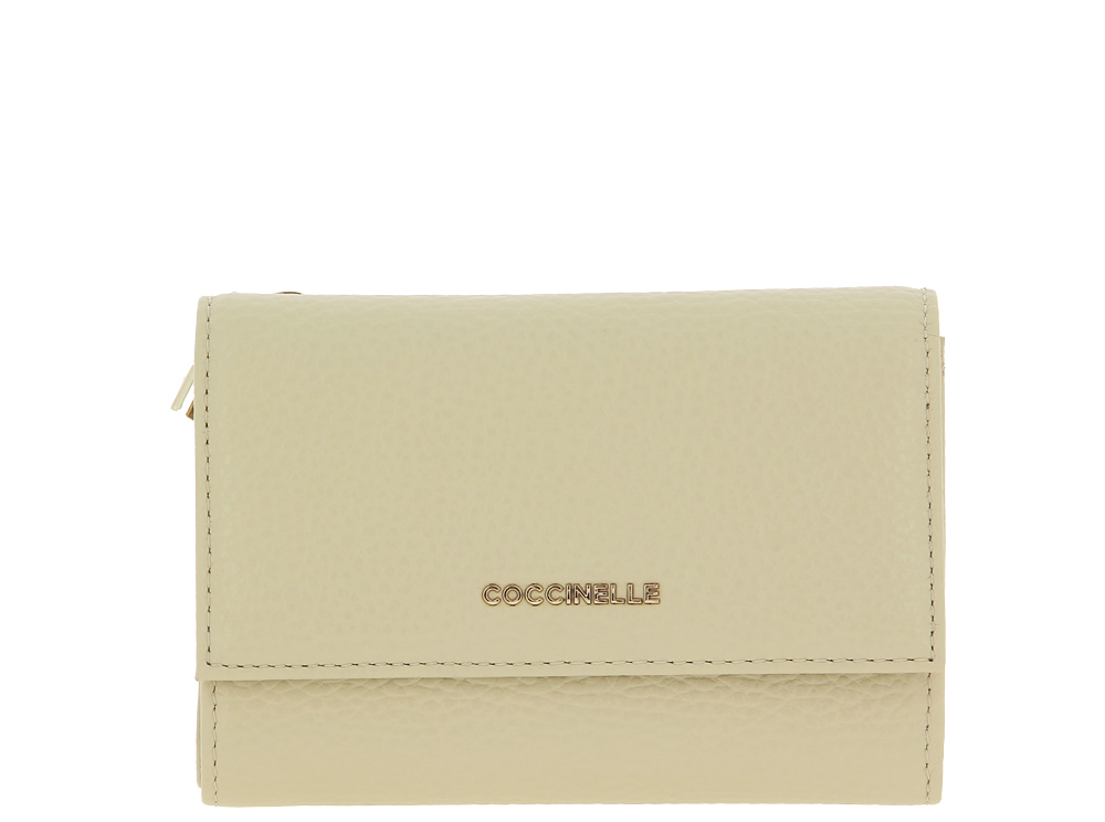Coccinelle Portemonnaie GRAIN LEATHER METALLIC SOFT SILK Coccinelle Portemonnaie GRAIN LEATHER METALLIC SOFT SILK