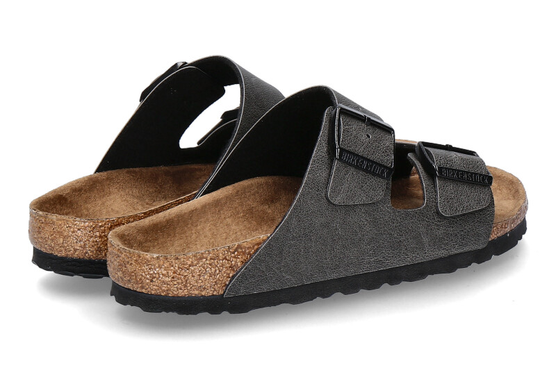 Birkenstock Pantolette ARIZONA PULL UP ANTHRACITE (40)