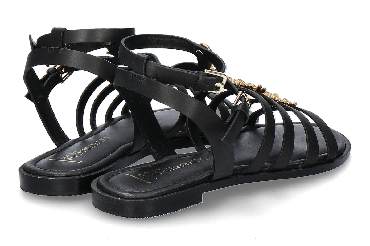 Corridoni 1 Milano Damen- Sandale 8564- schwarz_281000260_2