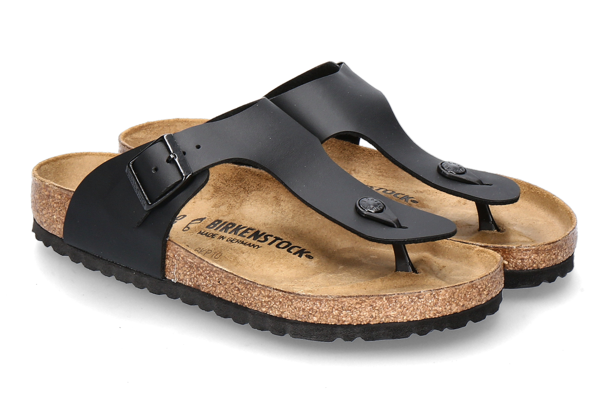 Birkenstock Herren- Zehensteg Pantolette RAMSES BS NORMAL- schwarz/ black