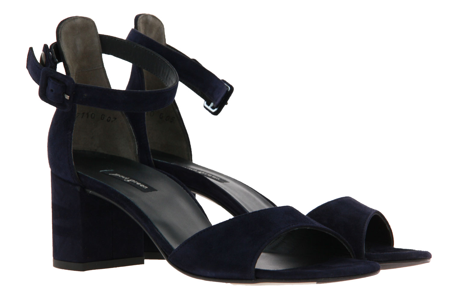 Paul Green Sandalette SAMTZIEGE BLAU (38)