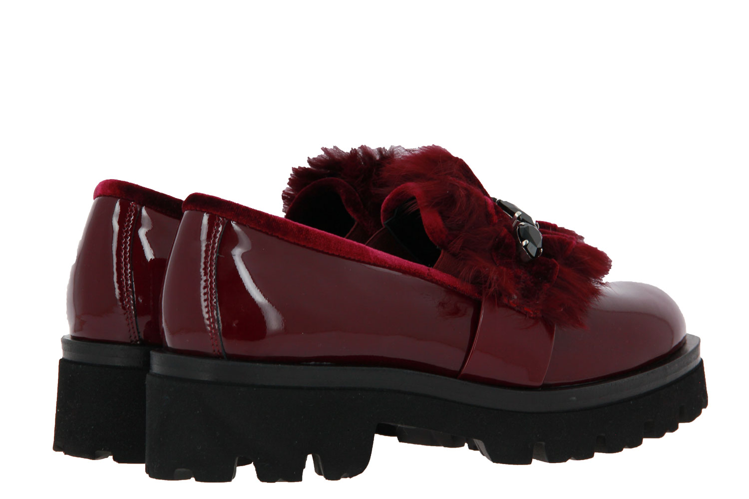 Baldinini Slipper VELLUTO BORDEAUX (38½)