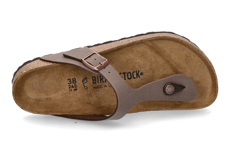 Birkenstock Pantolette normal GIZEH NUBUK MOCCA  (36)