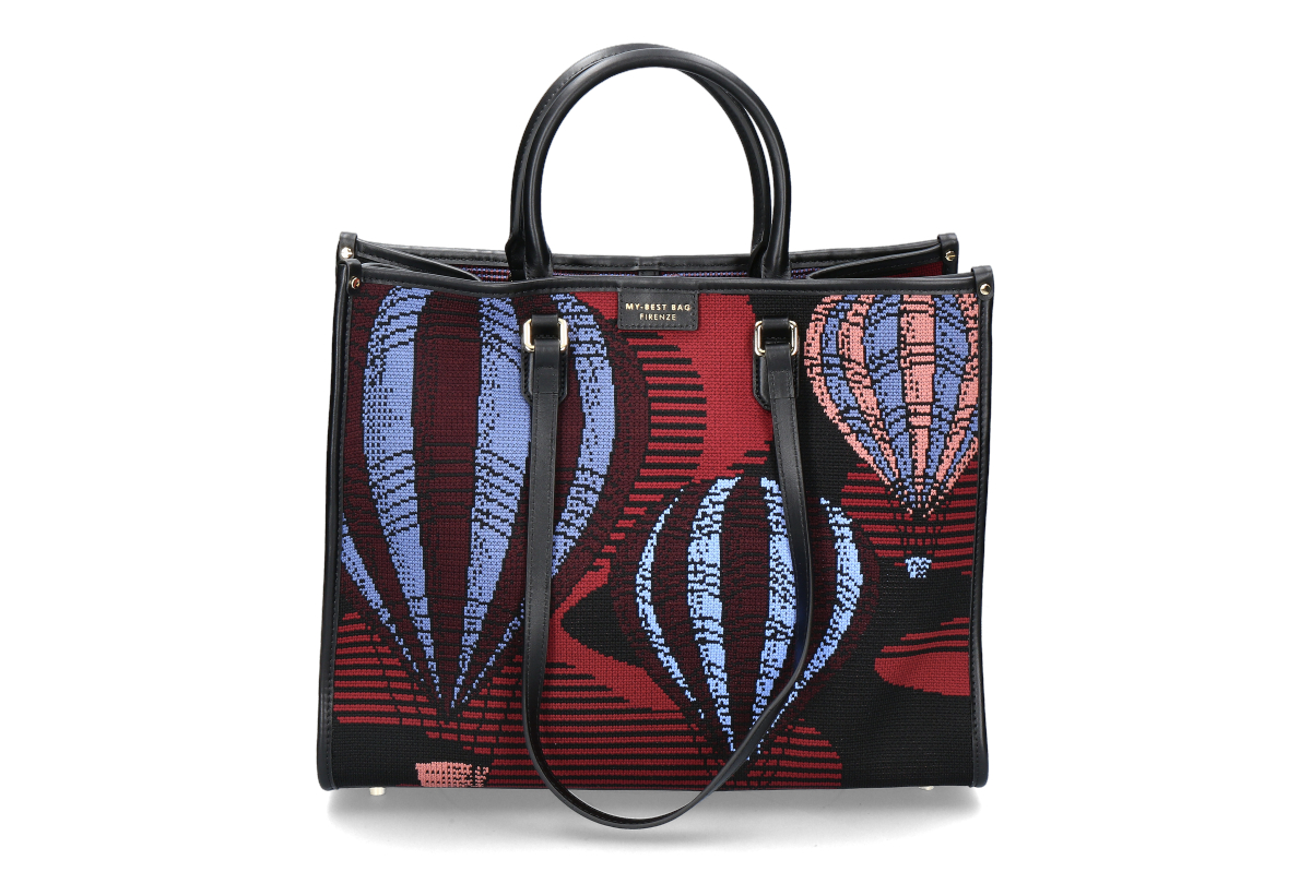 My-Best Bag Firenze Tasche ATENA MILLENIUM - bordo/blu/planetaire