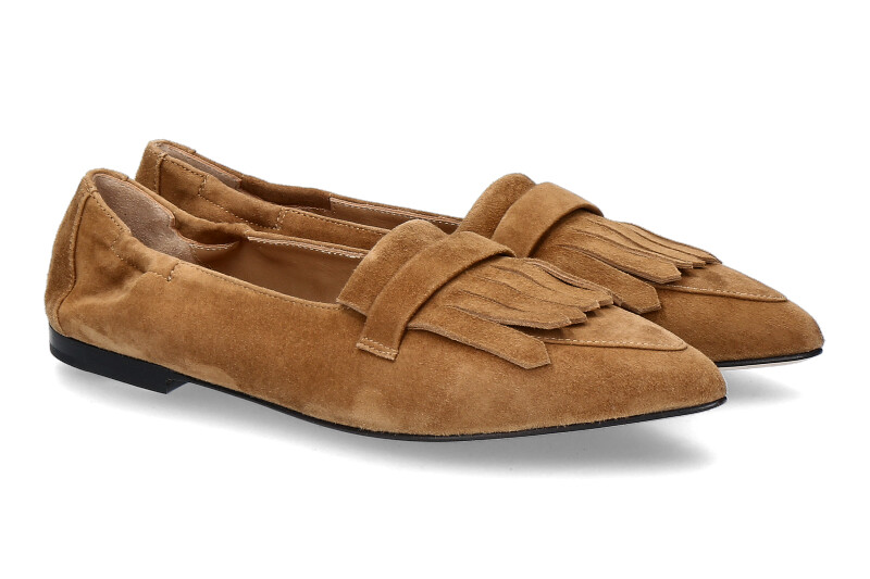 Pomme D'Or Slipper GRACE CAMOSCIO CARAMEL (41)