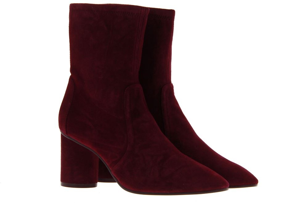 Stuart Weitzmann Stiefelette MARGOT CABERNET SUEDE (40)