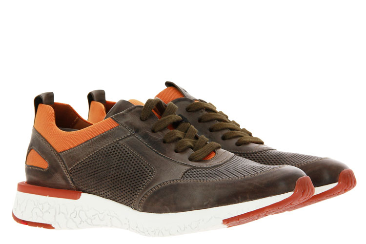 Lloyd Sneaker BANDOS CUBA CALF GRAPHIT ORANGE (46)