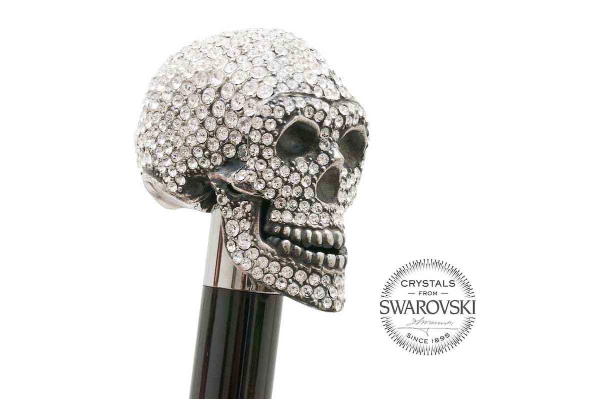 Pasotti Schuhanzieher TESCHIO SWAROVSKI SILBER