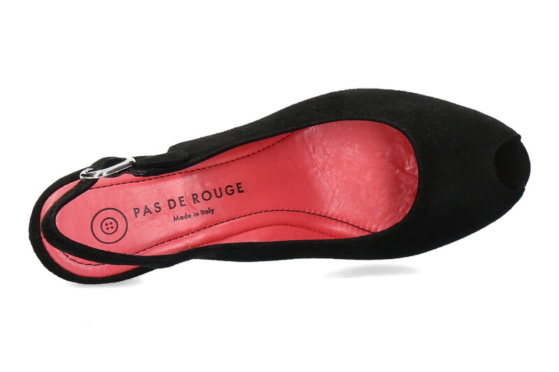 Pas de rouge Sandale MILLY CAMOSCIO NERO (41½)