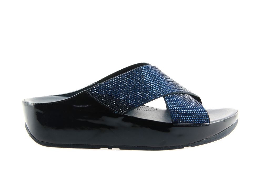 Fitflop Pantolette CRYSTALL™ SLIDE SUPERNAVY (41)