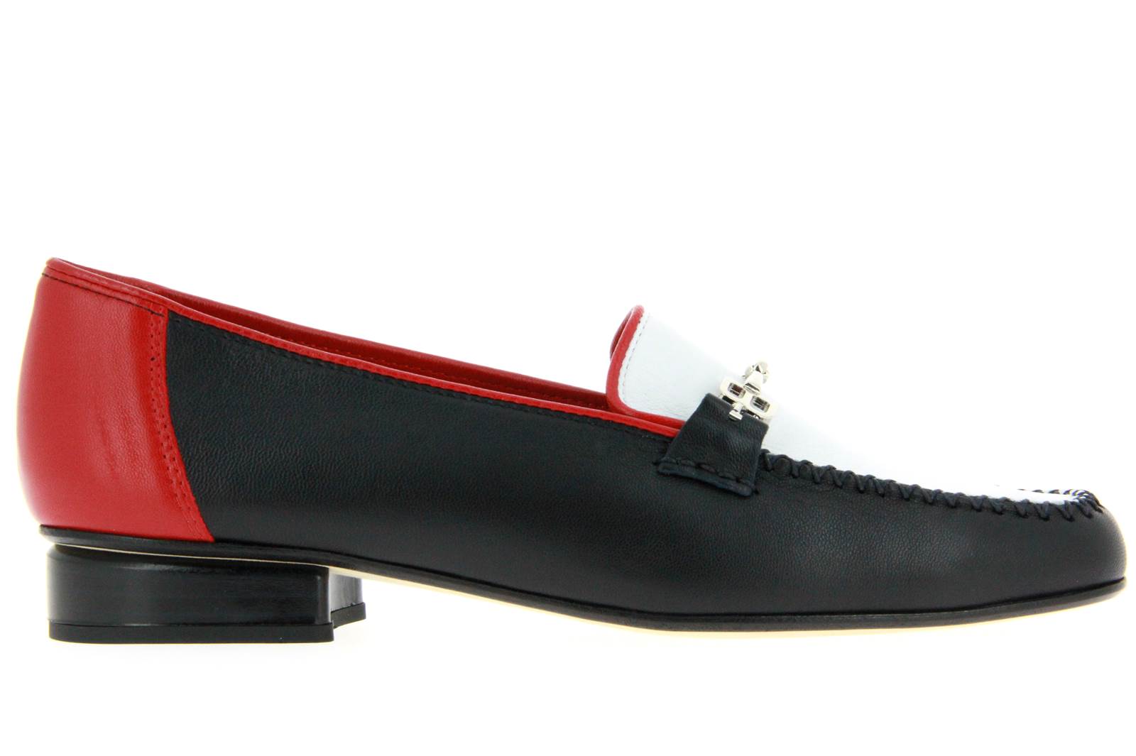 Brunate Trotteur NAPPA BLU BIANCO ROSSO (38½) Brunate Trotteur NAPPA BLU BIANCO ROSSO (38½)