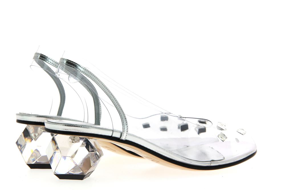 Azuree Cannes Sandale Narci MIROIR ARGENT (37 )