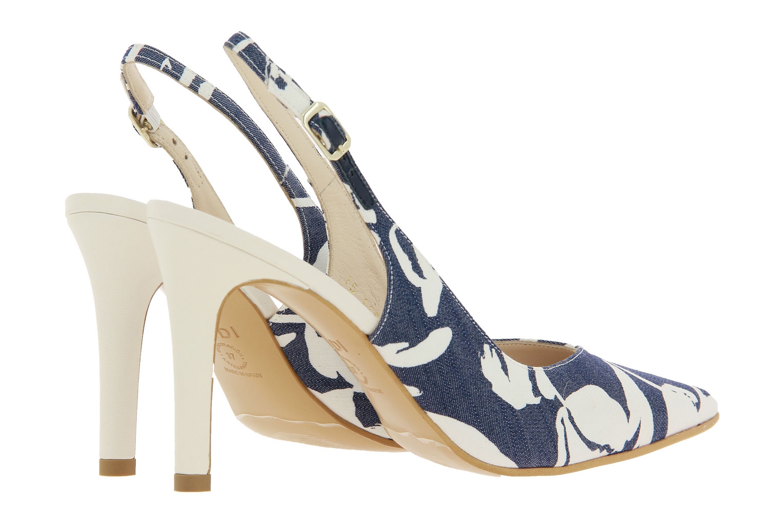 Lodi Slingpumps RAIAN-TE AMAPOLA NAVY GLOVE MARFIL (38½)