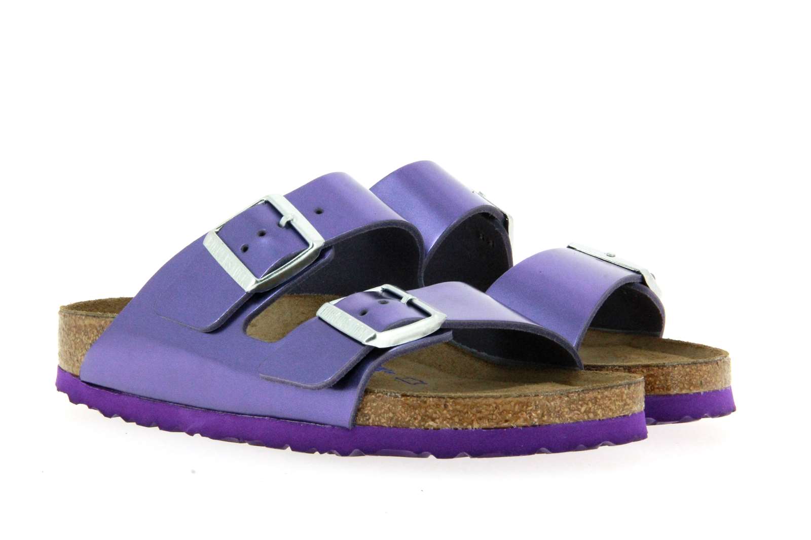 Birkenstock Pantolette ARIZONA BS SCHMAL METALLIC VIOLET  (38)