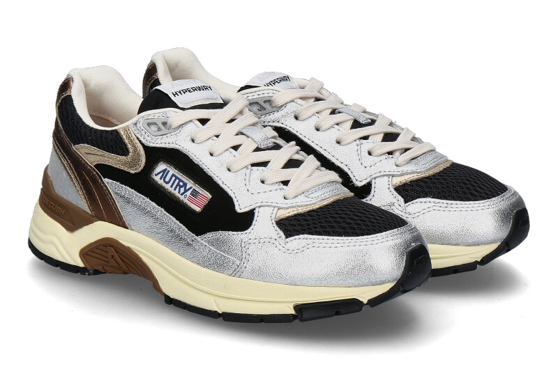 Autry Damen-Sneaker HYPERWAY EM04- bronce/ black/ silber
