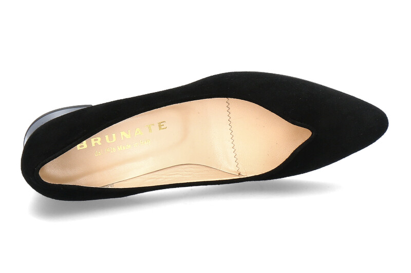 Brunate Pumps BIBA CAMOSCIO NERO (37½)
