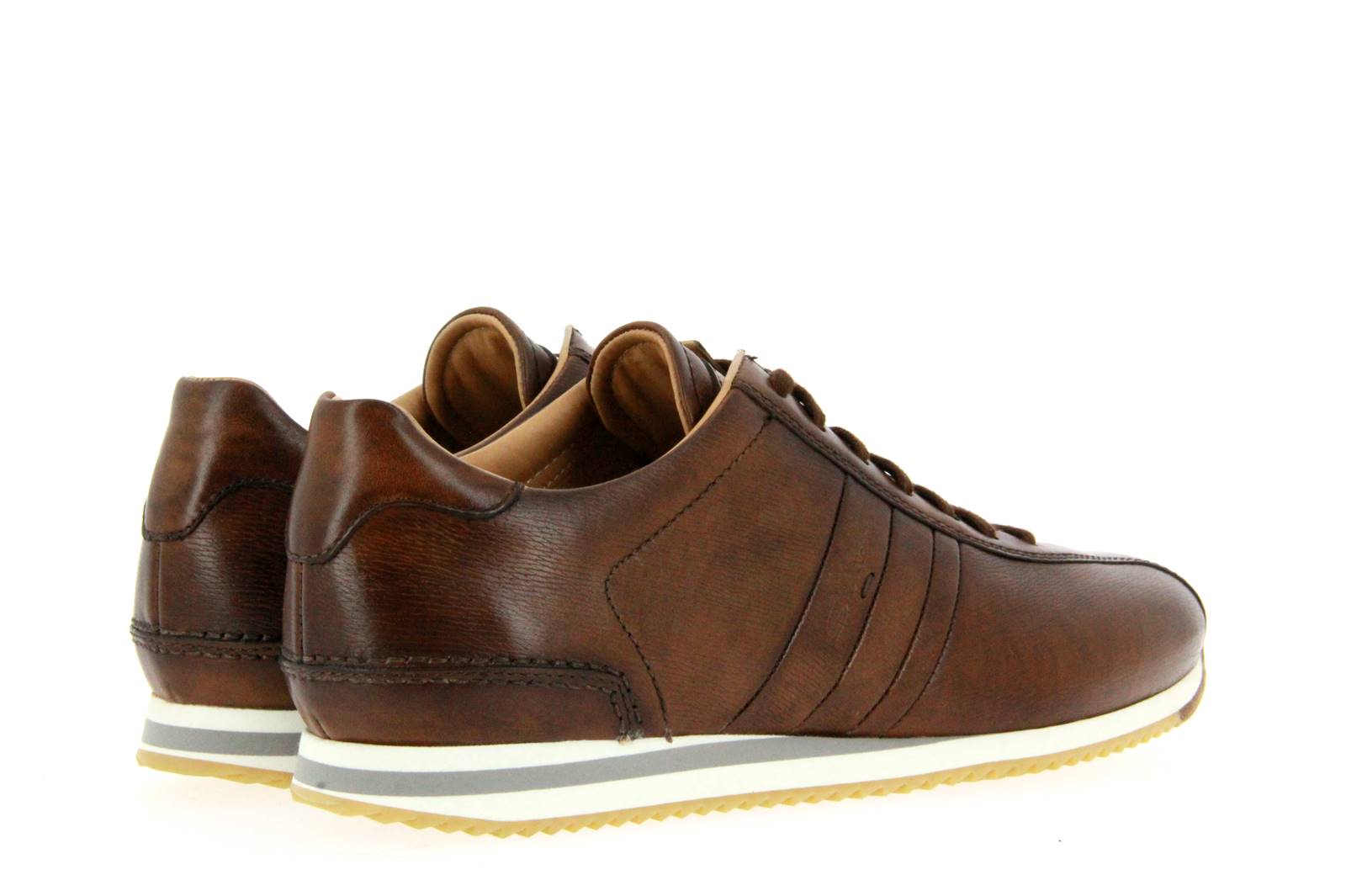 Santoni Schnürer LEATHER BROWN (40½)