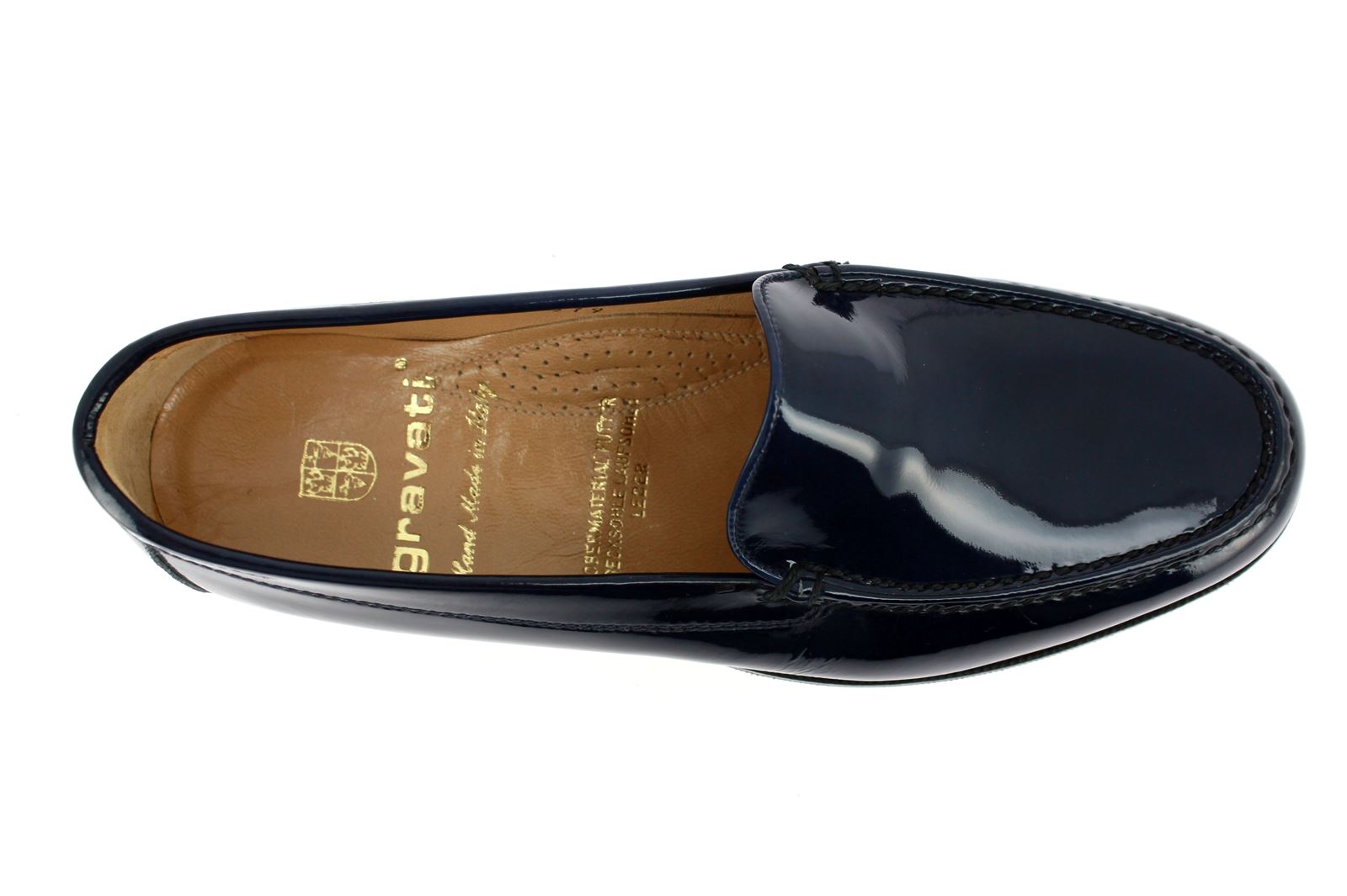 Gravati Slipper VERNICE BLU (38½)
