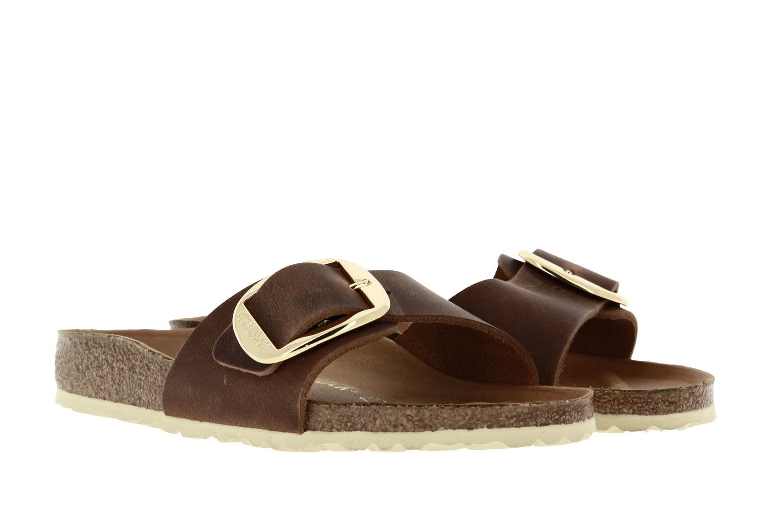 Birkenstock Pantolette SCHMAL MADRID BIG BUCKLE COGNAC (39) Birkenstock Pantolette SCHMAL MADRID BIG BUCKLE COGNAC (39)