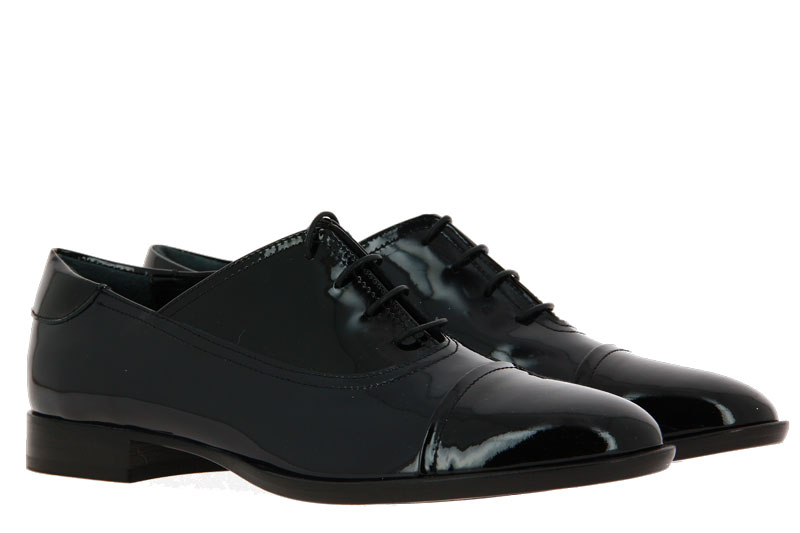Attilio Giusti Leombruni Schnürer LACK NERO NAVY (38) Attilio Giusti Leombruni Schnürer LACK NERO NAVY (38)