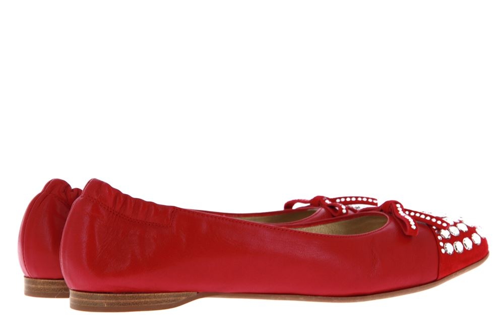 ScarpaRossa Ballerina CAMOSCIO ROSSO ALASKA CRYSTAL (39)