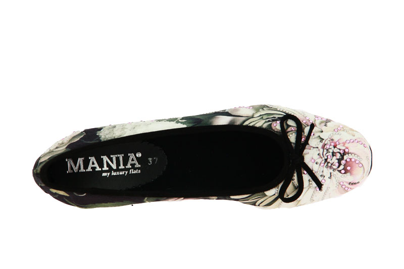 Mania Ballerina VELLUTO BIANCO CAMOSCIO NERO (37 )