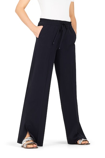 Cambio Stoffhose AVRIL SLIT dark navy