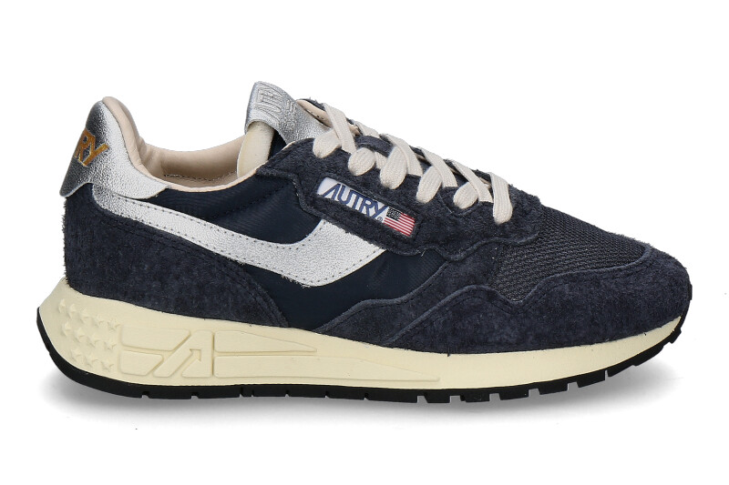 Autry Damen- Sneaker REELWIND SUEDE MU02- space blue/ silver 
