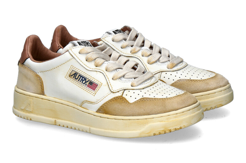 Autry Sneaker SUPER VINTAGE YL06- white/ cafe