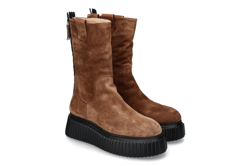 Attilio Giusti Leombruni Boots CAMOSCIO COGNAC NERO (37 ) Attilio Giusti Leombruni Boots CAMOSCIO COGNAC NERO (37 )