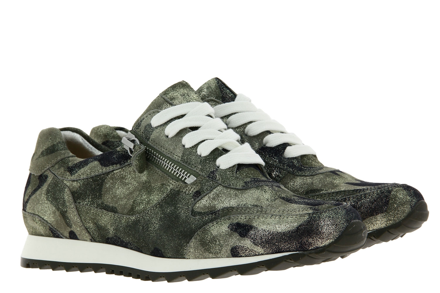 Hassia Sneaker BARCELONA H-WEITE CAMOUFLAGE KHAKI (35½)