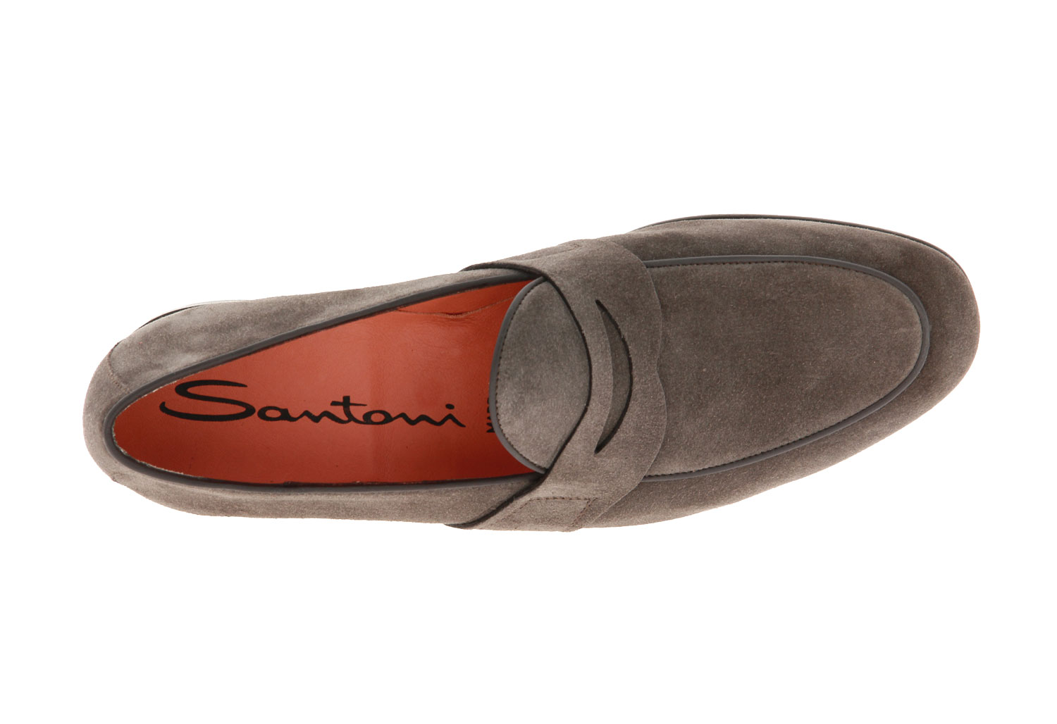 Santoni Slipper CAMOSCIO GRIGIO (44)