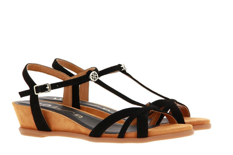 Unisa Sandale BINAR KID SUEDE BLACK (39)